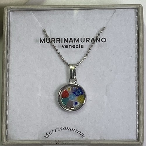 Murrinamurano Venezia Italien Blume Murrino Glas Anhänger Halskette NEU - Bild 3 von 3