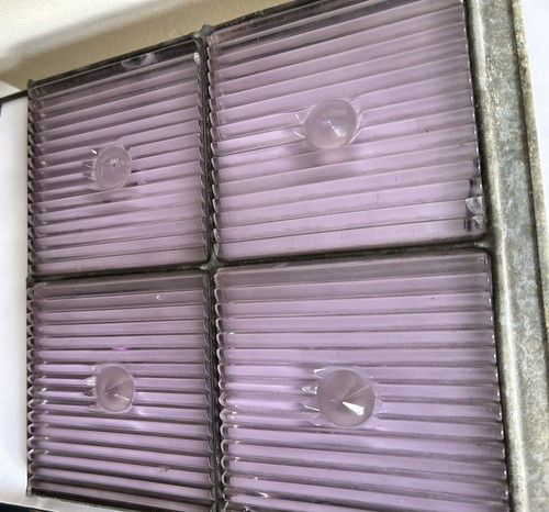 Rare Solar Prism Co. Glass Large Jewel Prism Window Tile section - with 4 tiles - Picture 22 of 23