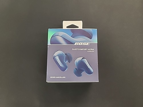 Bose QuietComfort Ultra True Wireless Noise Cancelling In-Ear Earbuds Lunar Blue