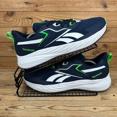 Reebok Turnschuhe Herren Größe UK 10 Vers marineblau grün Laufen Fitnessstudio Komfort Gehen Schuhe