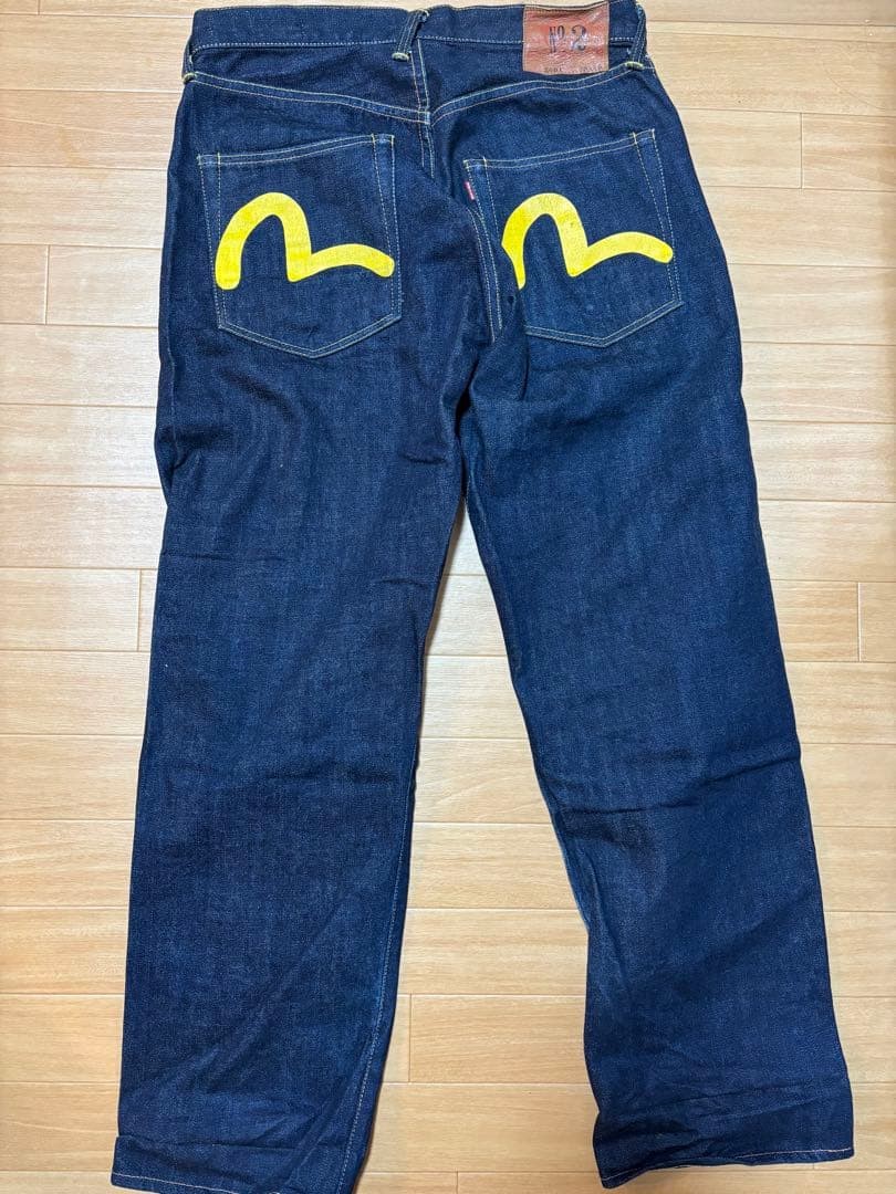 EVISU Men Pants Ebisu Jeans Yellow Seagull JPN Limited VHTF