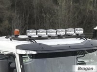 Roof Bar + Spots + Leds + Amber Beacon + Clamps FüR DAF CF 2014+ Low Cab Black