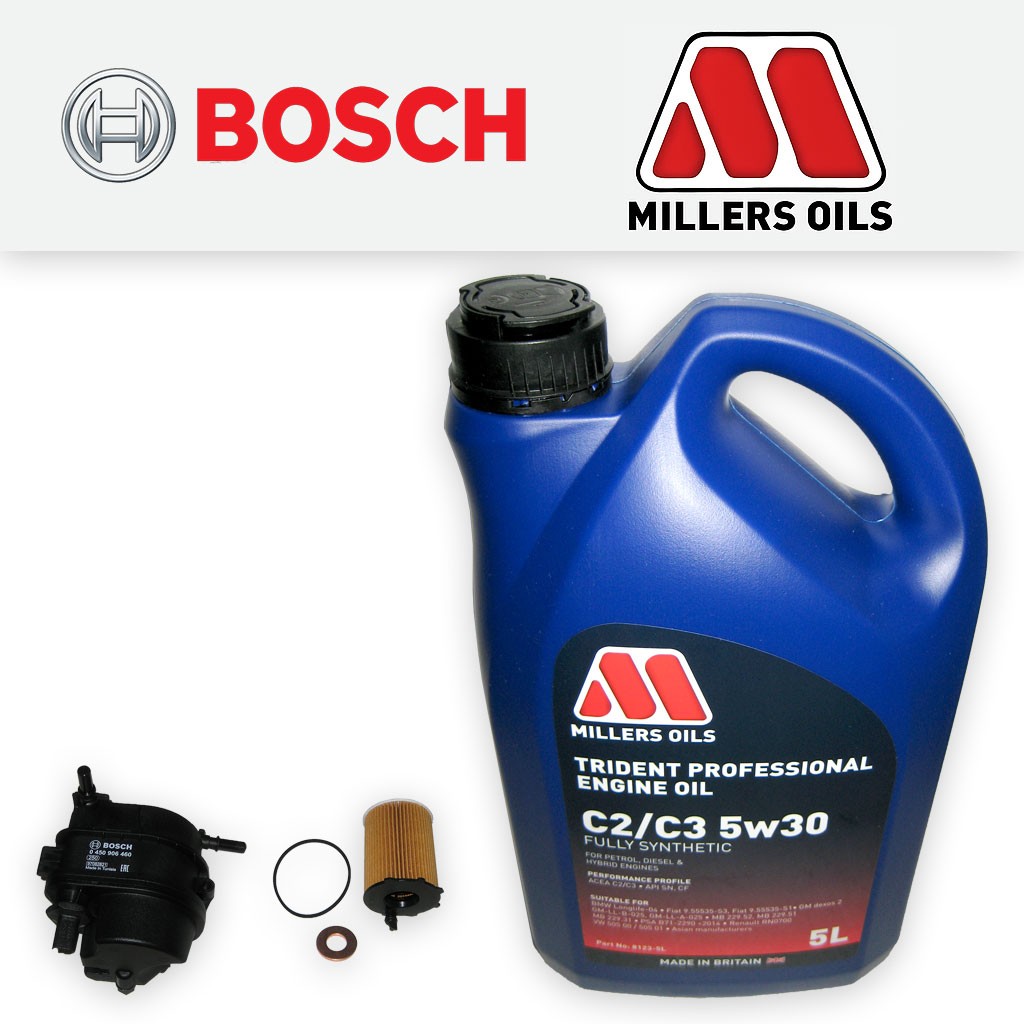 SERVICE KIT for CITROEN C3 PLURIEL 1.4 HDI 8V OIL FUEL FILTERS +OIL (2004-2010)