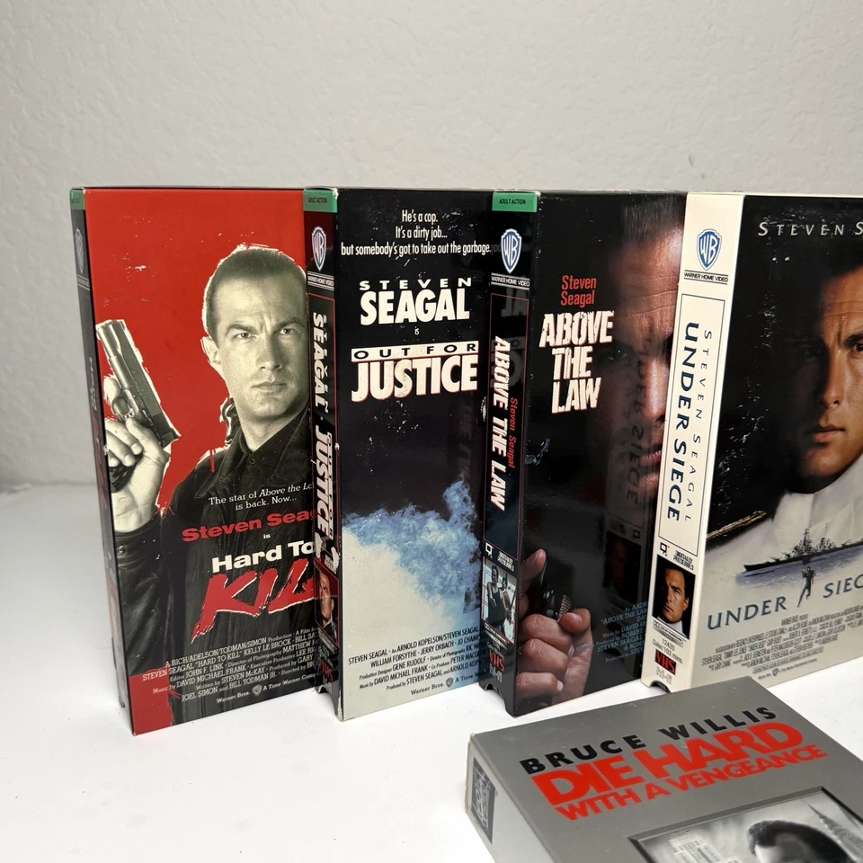 1980 Action Hero VHS Collection, Rambo, Steven Seagal, Terminator, Die Hard, Lot - Image 2 of 4