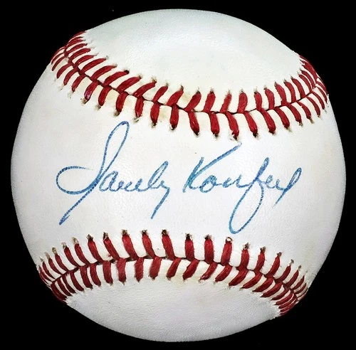 Sandy Koufax Signed Autographed ONL Giamatti Ball Baseball Dodgers JSA