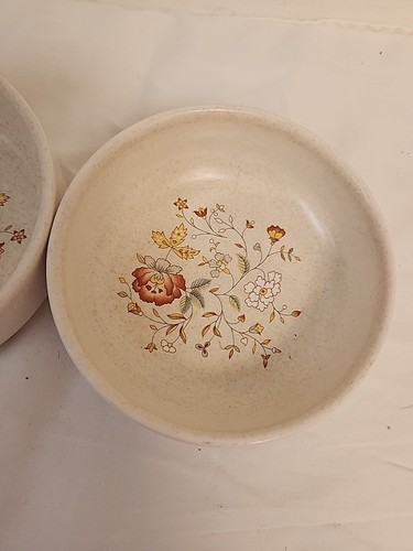 2 Lenox Temper-Ware Merriment Floral Dessert Berry Bowls 4 3/4" - Picture 3 of 6