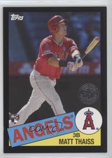 2020 Topps 1985 Topps Baseball Black 104/299 Matt Thaiss #85-4 x5u