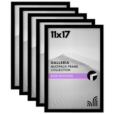Americanflat 11x17 Picture Frame with Polished Plexiglass - Set of 5 - Galler...