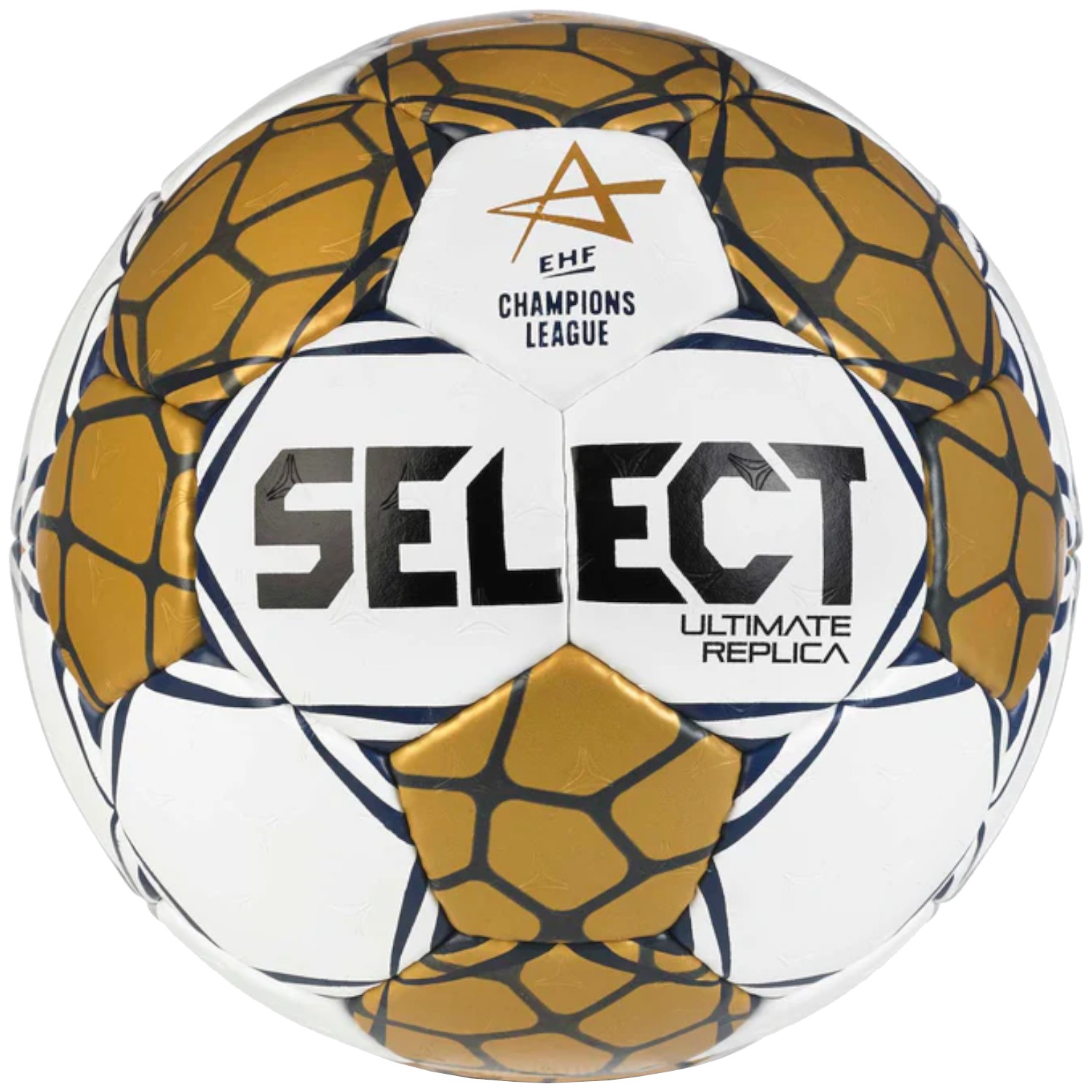 Гандбол унисекс Select Champions League Ultimate Точная копия EHF Handball золотой 8790₽