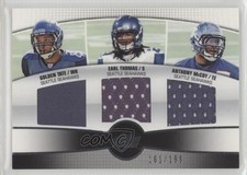 2010 Topps Prime 3rd Quarter Combo Relics /199 Earl Thomas III Golden Tate 0v1