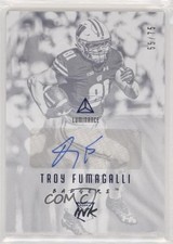 2018 Panini Luminance Rookie Ink Blue 55/75 Troy Fumagalli #RI-TRF Auto 6fs