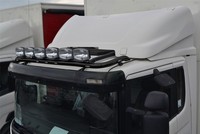 Bragan Roof Bar FüR Mercedes Axor Low Cab Mit Leds & Spotlights Schwarz 6 Spots