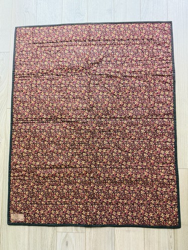 Fly Fishing Themed Patchwork Quilted Blanket Hand Made 33” x 26” - Picture 6 of 9