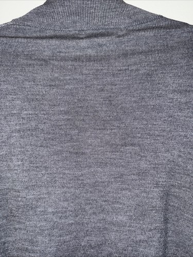 Maglione Peter Millar Autunno Crest Lana Merino Scamosciato Bordo Quarto Zip LT $248 - Foto 6 di 6
