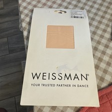 New Weissman's Adult Women's Convertible Tights Dance Style W900 Ballet Pink Sa