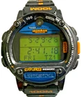 TIMEX VNTG DATALINK IRONMAN TRIATHLON 44mm WATCH BLUE/ORANGE/BLACK NEW BATTERY