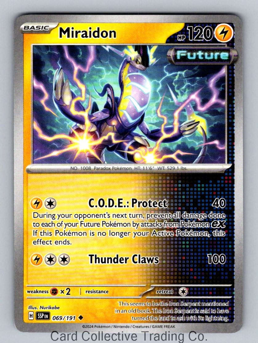 Miraidon Uncommon SV08: Surging Sparks 069/191 NM