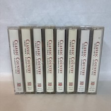 Time-Life Music "Classic Country" cassette tapes 1950 to 1974 8 Tape Set