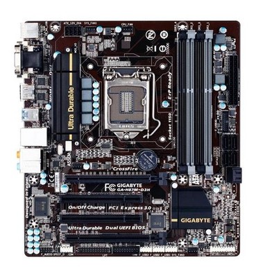 Gigabyte GA-H87M-D3H Rev.1.0 H87 Mainboard Micro ATX Sockel 1150   #35216