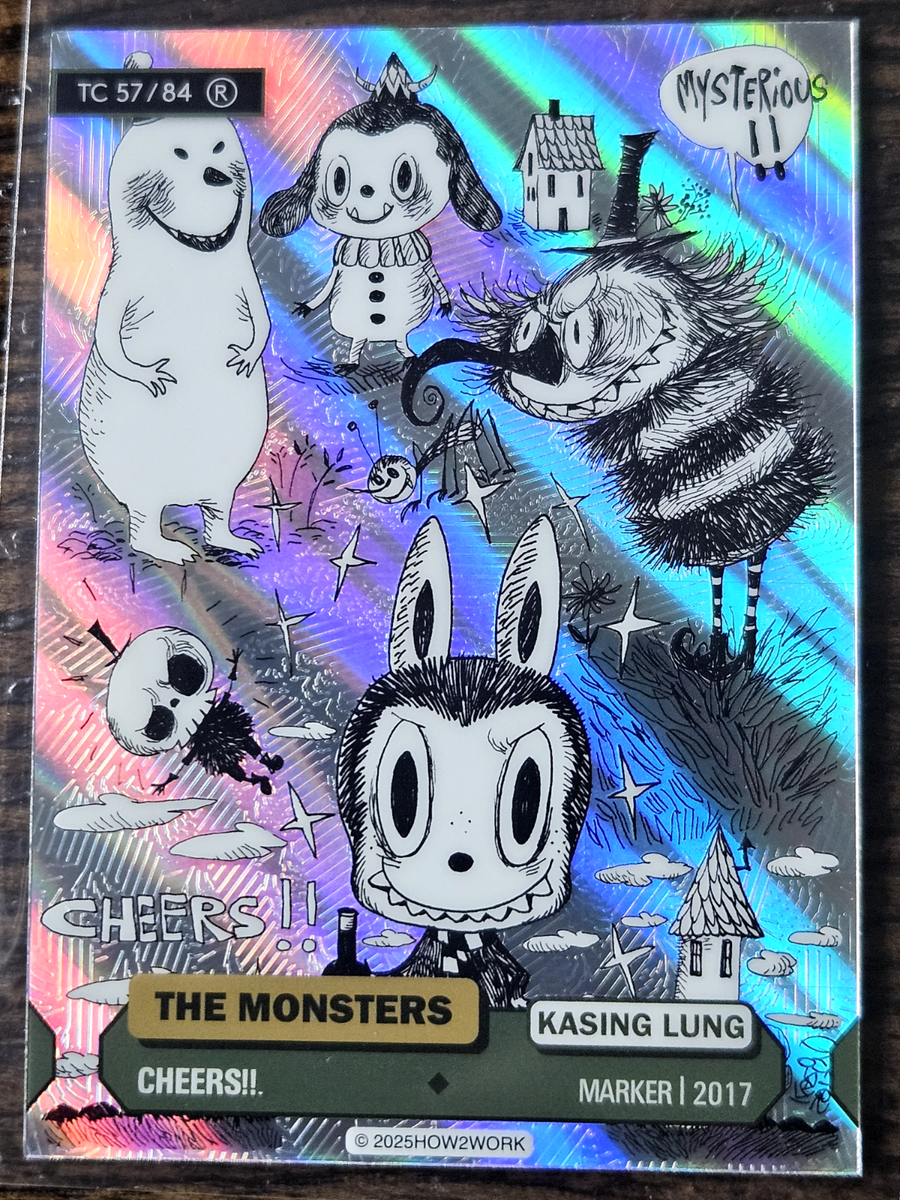HOW2WORK THE MONSTERS トレーディングカード SR PICK A CARD HOW2WORK The Monsters Series 3 Trading Card Kasing