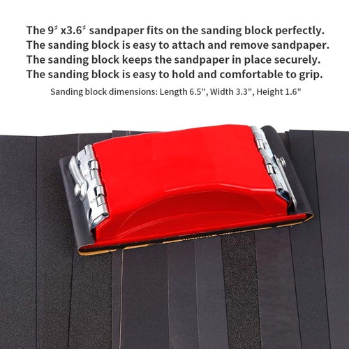 Sandpaper Sheets, 42 Pcs Sand Paper Assortment Pack, 120 to 3000 Grit Wet Dry... - Picture 5 of 6