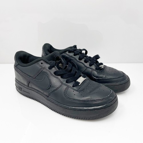 Nike Boys Air Force 1 LE DH2920-001 Black Casual Shoes Sneakers Size 4Y - 第 10/12 張圖片