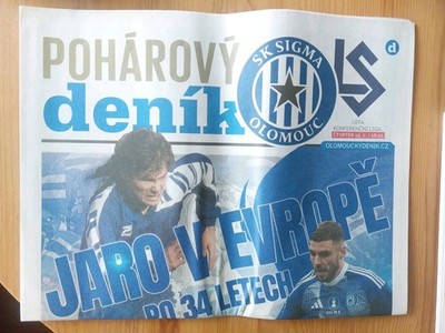 Off. Programm Stadionheft 2025/26 UEFA ECL Sigma Olomouc vs Lausanne Sport