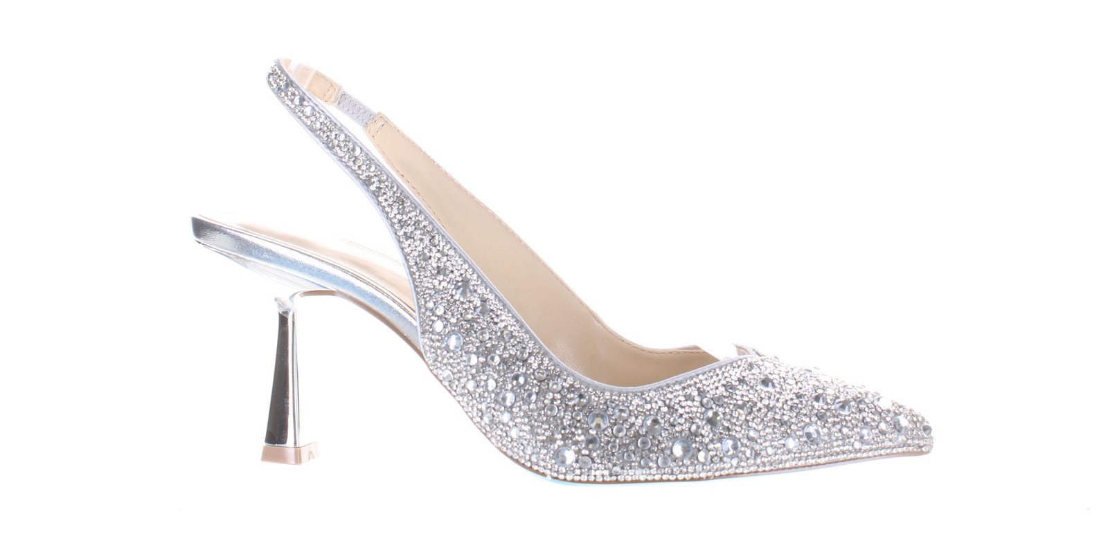 Женские босоножки Betsey Johnson Mya Silver, размер 6,5 (7807717)