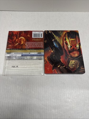 DREDD SteelBook + 4K (OPENED) **READ, DING