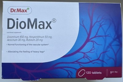 Dr. Max DioMax - 120 Tabletten unterstützen die Durchblutung und das...