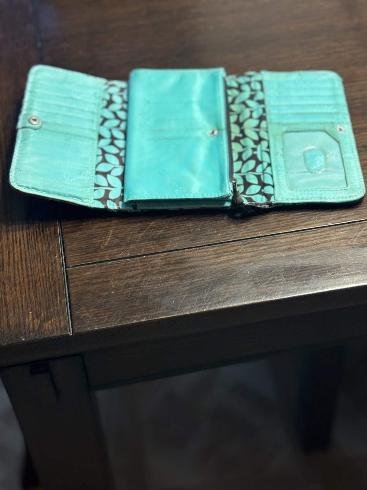 Toggle Closure Vera Bradley Java Blue Shoulder To… - image 11