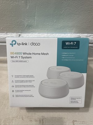 TP-Link Deco BE4800 Dual-Band Wi-Fi 7 Next-Generation AI-Driven Home Mesh