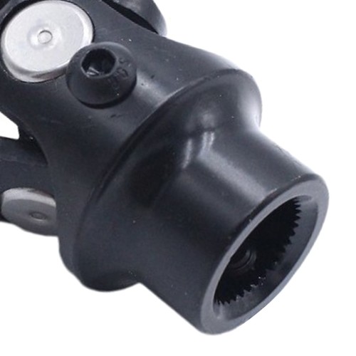 UJ-003 3/4-36 X 3/4" DD BLACK Single Steering Shaft Universal U Joint Coupler, - Picture 7 of 7