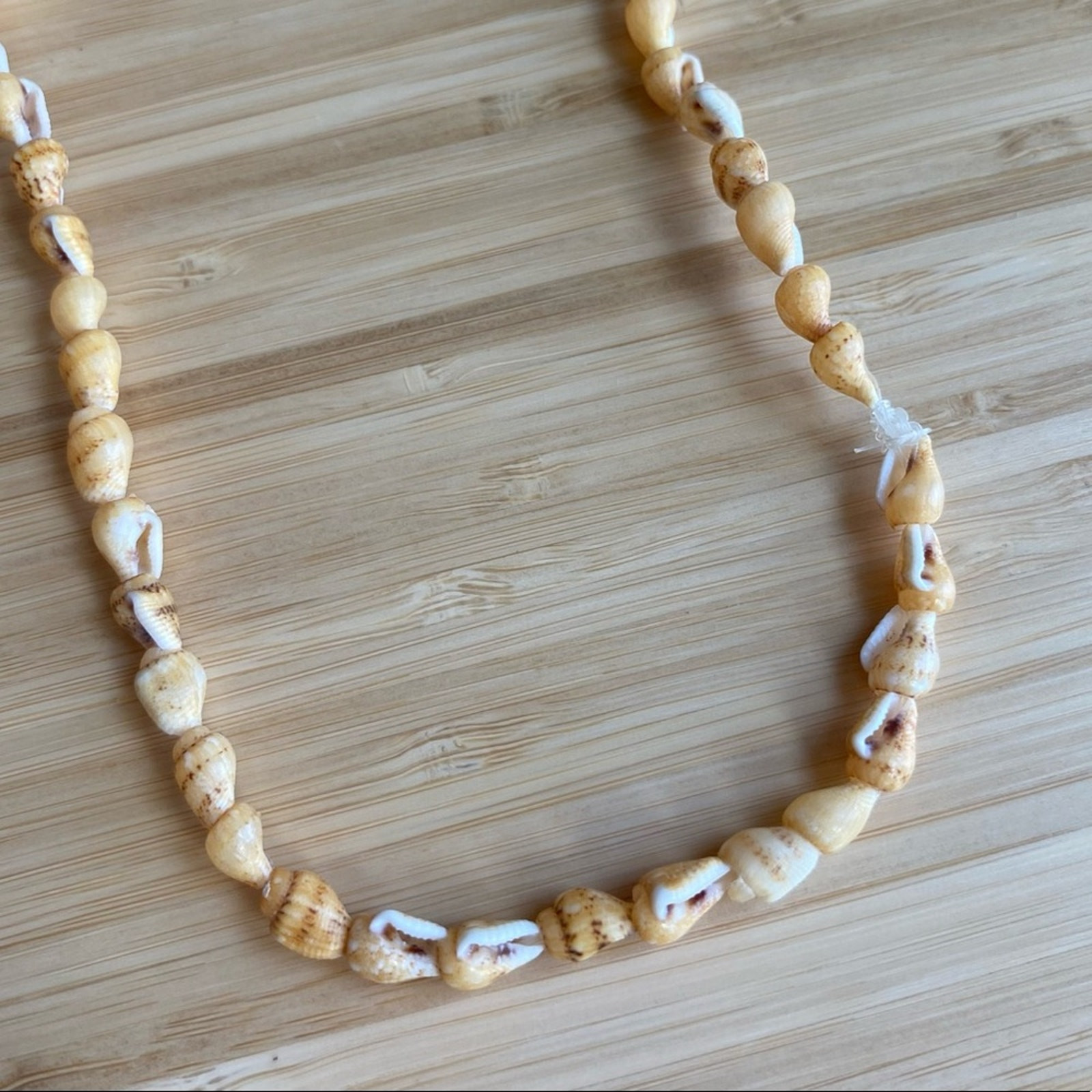 Genuine Seashell Long Layered Statement Necklace - image 7