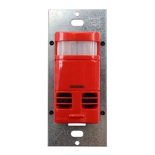 LEVITON OSSMT-GDR OCCUPANCY SENSOR DECORA WALL SWITCH PIR, 120/277V, RED