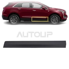 Front lower Passenger Side Black Door Trim Molding For 2017-2025 Cadillac XT5