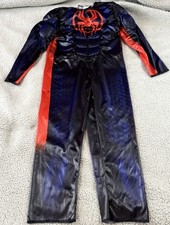 Spider-Man Across The Spider-Verse Blue Boys L Muscle Padded Jumpsuit Costume