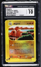 Pokémon TCG 2003 Skyridge Dugtrio 52/144 Reverse Holo CGC 10 Gem Mint Low Pop on eBay