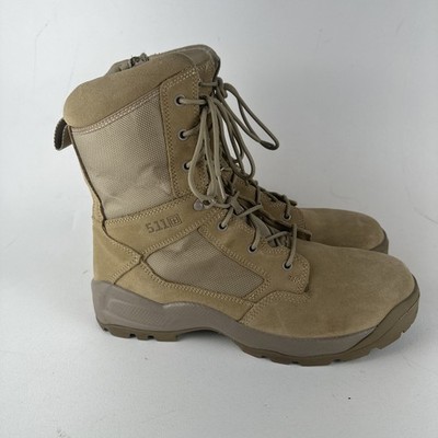 5.11 ATAC 2.0 8'' ARID COYOTE Size 13 Tactical Boots Military Side Zip 12417 120