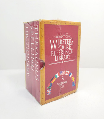 The New International Webster s Pocket Reference Library 3 Volume Set NEW SEALED
