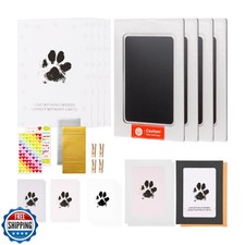 Pet Paw Print Impression Kit   Inkless Ink Pad for Dogs and Cats, Dog Nose Pr