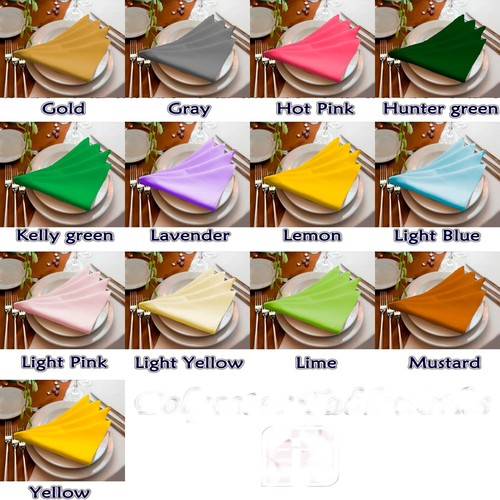 120 inch round tablecloths , rectangular 60x120", Skirts 17 feed, napkins 6 pack - Picture 20 of 33