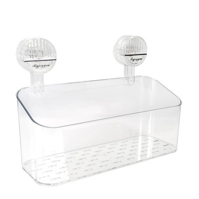 Bad Caddy Regal Kunststoff Duschcaddy Saugnapf selbstklebend ohne Bohren