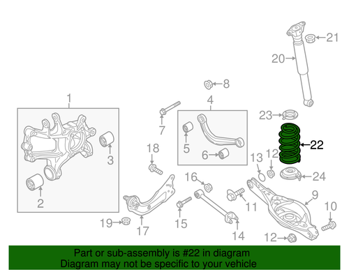 Genuine Mazda 2014-2018 Mazda 3 - Coil Spring BJS7-28-011 - Picture 2 of 2