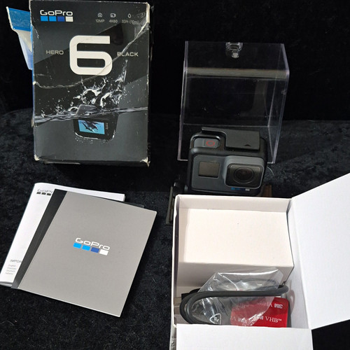 GoPro HERO6 Black Action Camera 12MP 4K60 Waterproof, USB, Boxed
