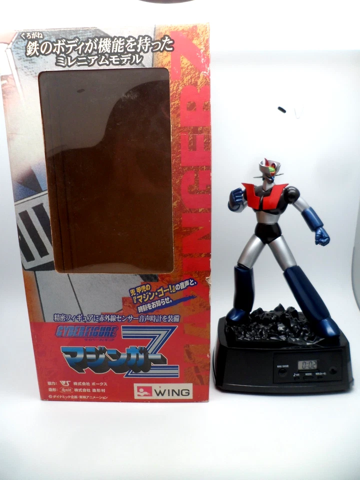 Mazinger Z Cyber Figure Voice Clock Orologio Koji Kabuto WING Vintage 2000 Raro - Immagine 4 di 4
