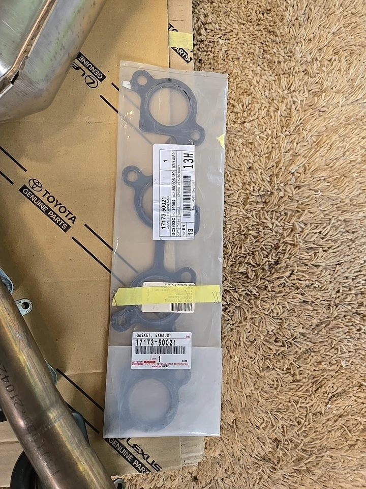 Toyota 4runner 2003-2004. 2003-200 5 Lexus Gx470 Lt sistema de escape lateral Cat OEM Foto 2 de 4