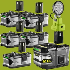 1-8X 18V 8Ah For RYOBI P108 18V One Plus High Capacity Lithium Battery 12.0Ah