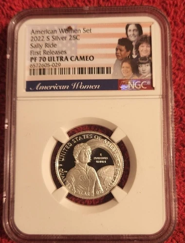 2022 s silver Sally Ride quarter NGC PF 70 Ultra Cameo (First releases) *