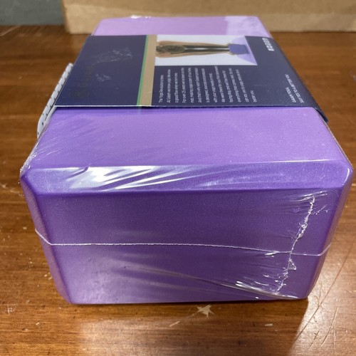 Gaiam Yoga & Pilates Accessories Yoga Block Purple New In Package - Picture 6 of 6